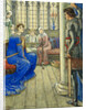 Sir Owen greets the Lady of the Fountain by Walter Crane